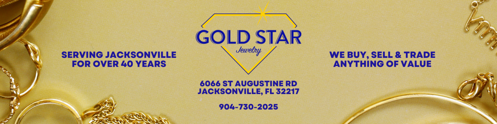 Brown and Gold New Jewelry (Google Classroom Header) (4) gold star header image